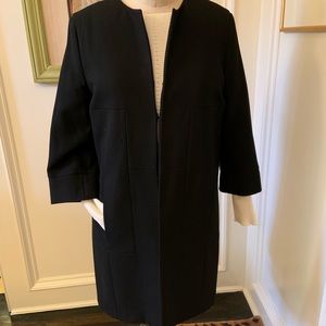 Black finger tip length jacket